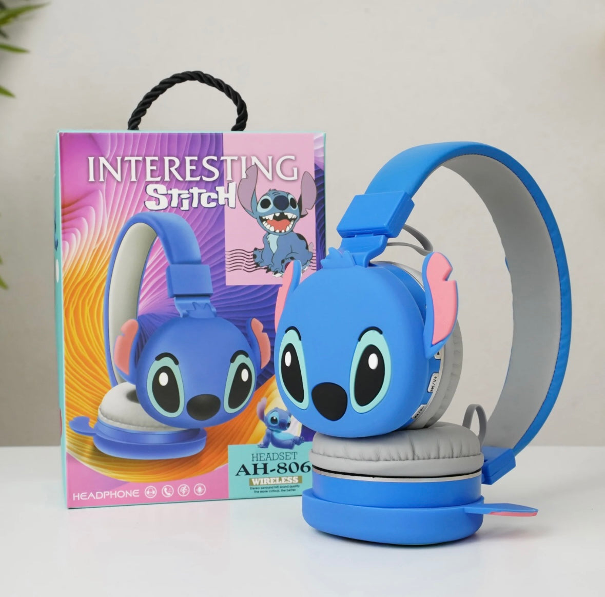 Cuffie Bluetooth Di Stitch Per Bambini, Cuffie Con Esclusione Del Rumore Esterno