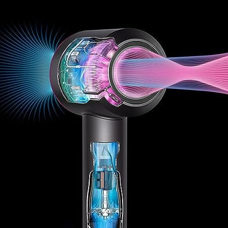 Asciugacapelli Ionico Multifunzione 5 in 1, Super Hair Dryer, Asciugatura Rapida, Multi-testa cambiabile, Diverse Regolazioni Di Temperatura e Potenza, Phone Per Capelli